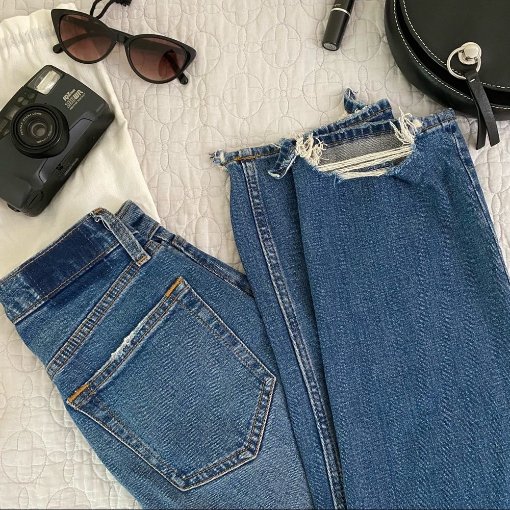 Curve Love Straight Ankle Ultra High Rise Jeans